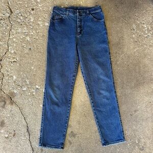 Dark Wash Vintage Riders Jeans - Size 12